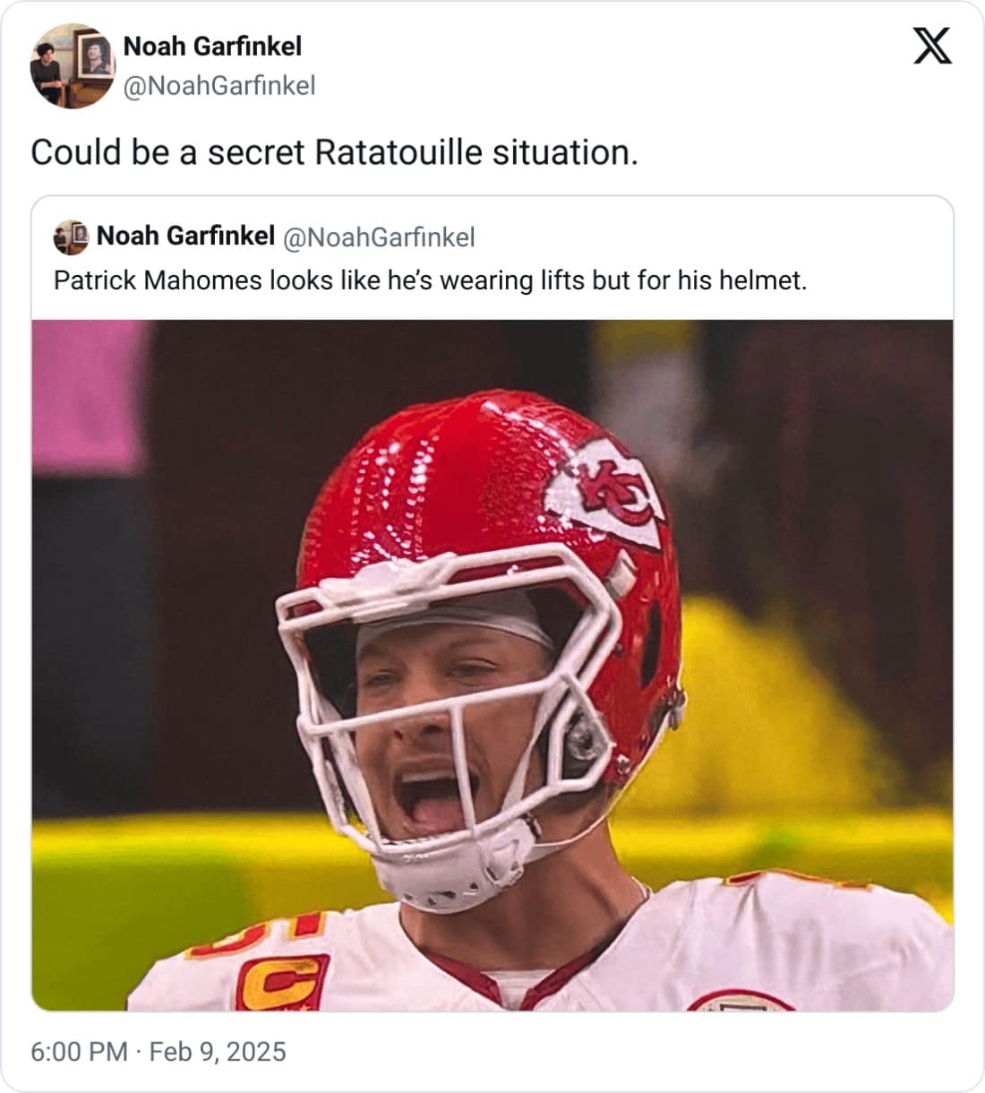 Could be a secret Ratatouille situation.