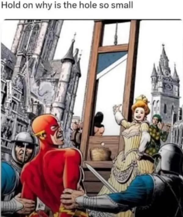 Hold on why is the hole so small