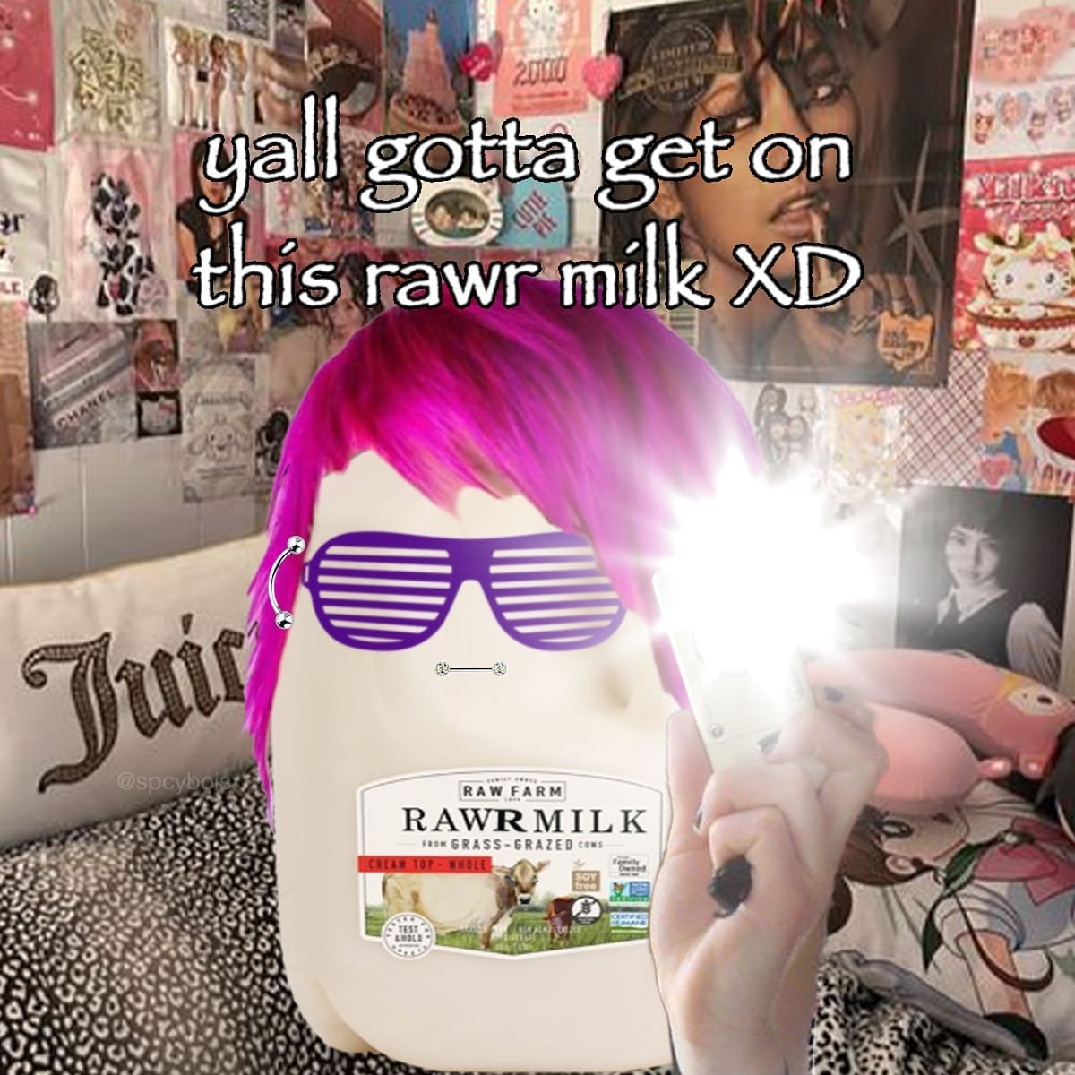 gal gotta get on this rawr milk XD