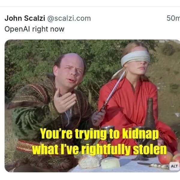 You're trying to kidnap what I've rightfully stolen