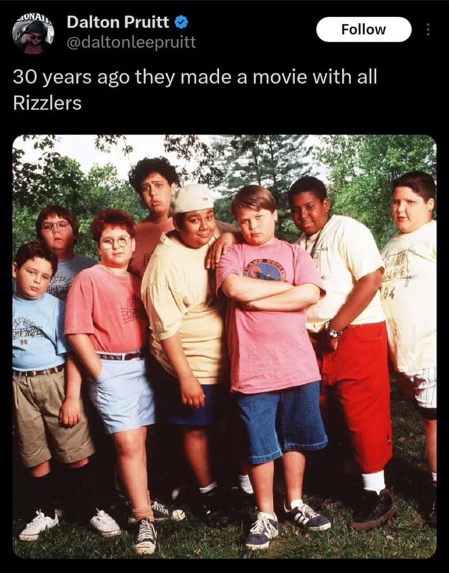 30 years ago they made a movie with all Rizzlers