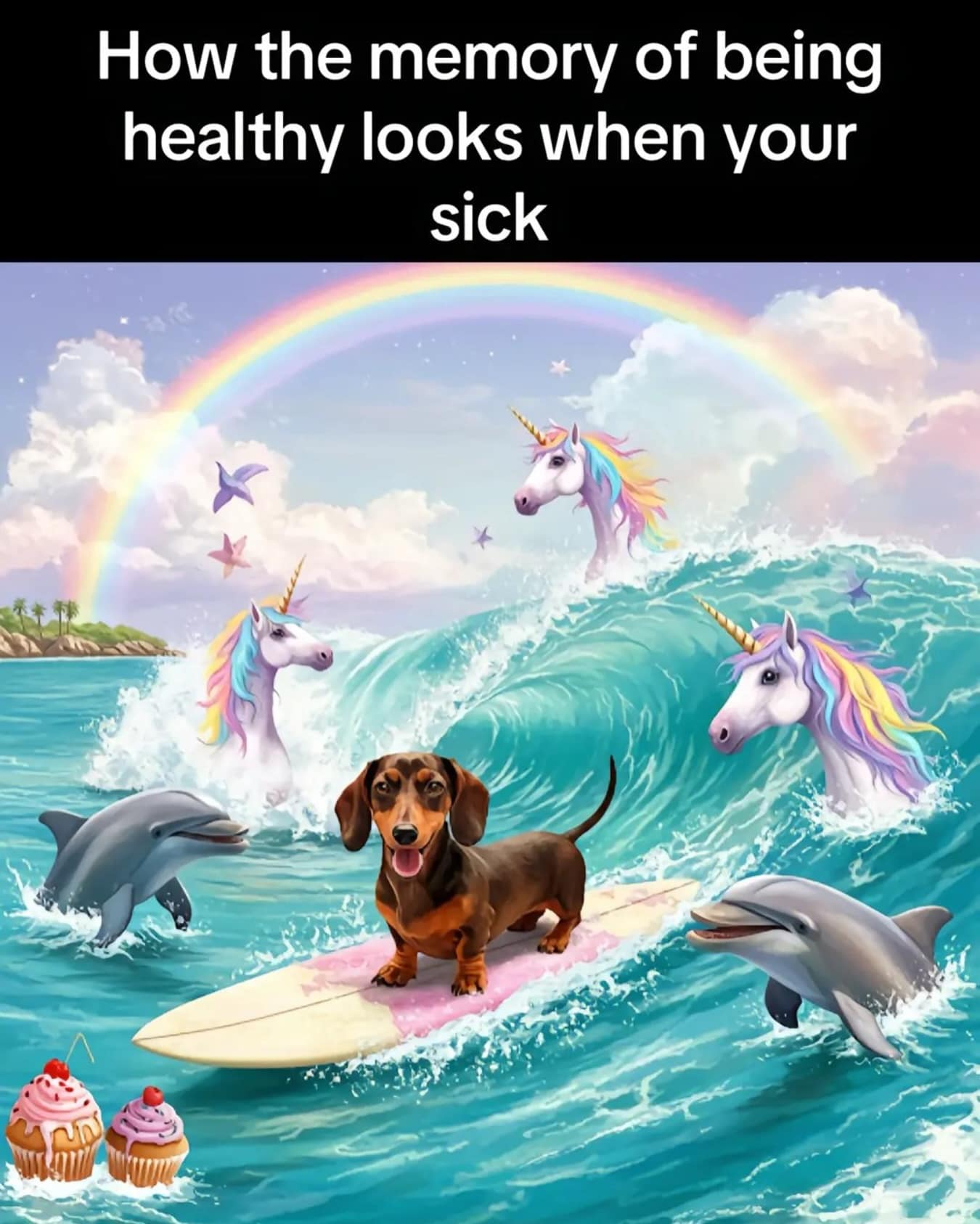 How the memory of being healthy looks when your sick