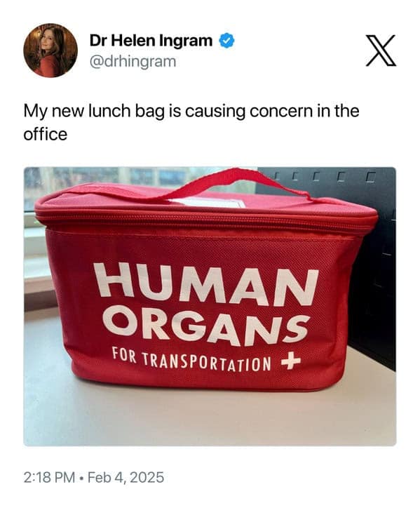 My new lunch bag is causing concern in the office