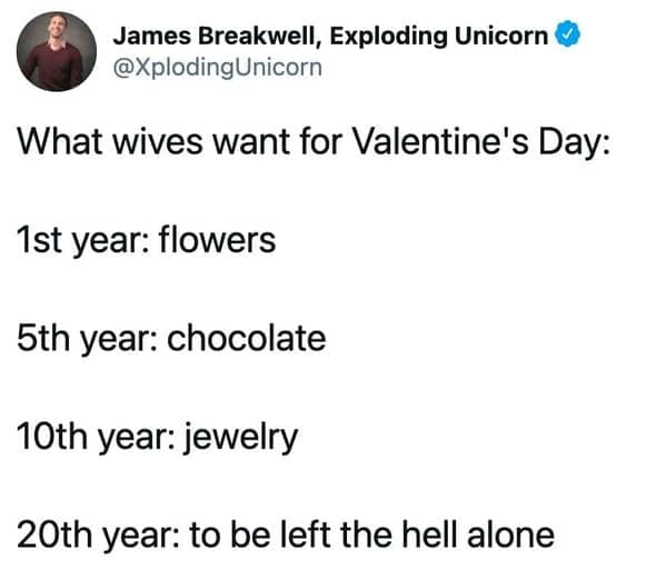 funny valentines memes, valentines memes, valentines day memes, valentines tweets, funny valentines tweets, Valentine’s humor, married life memes, relationship jokes, forgotten anniversaries, romantic struggles, gift-giving fails, long-term love, marriage humor, couple memes