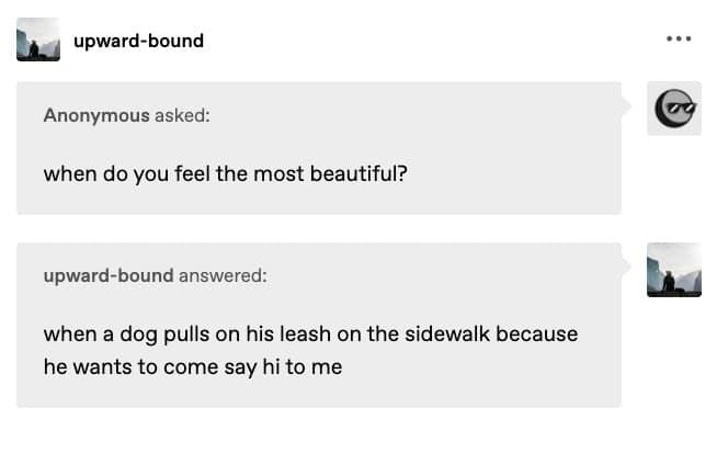 when do you feel the most beautiful?