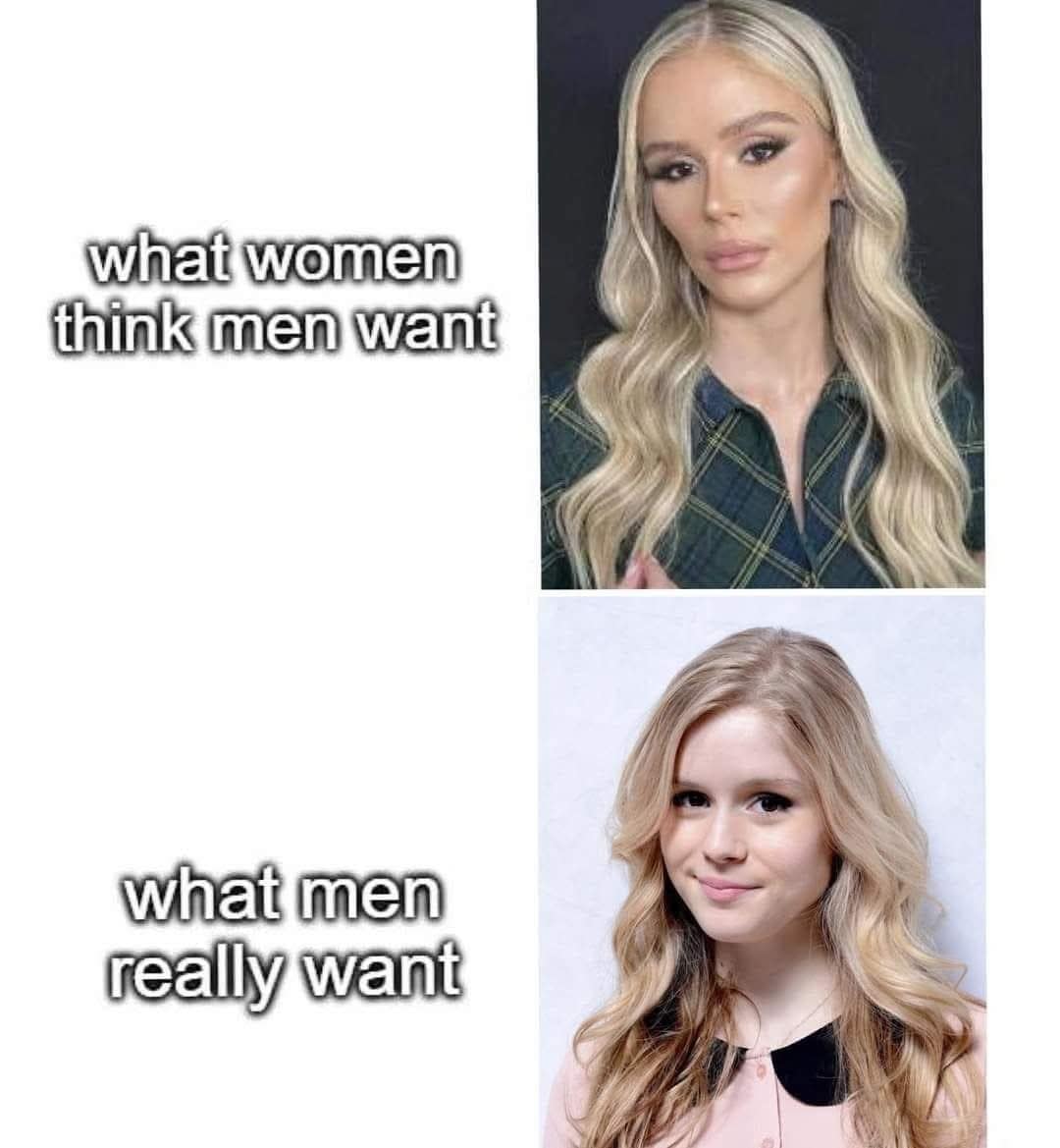 what women think men want what men really want