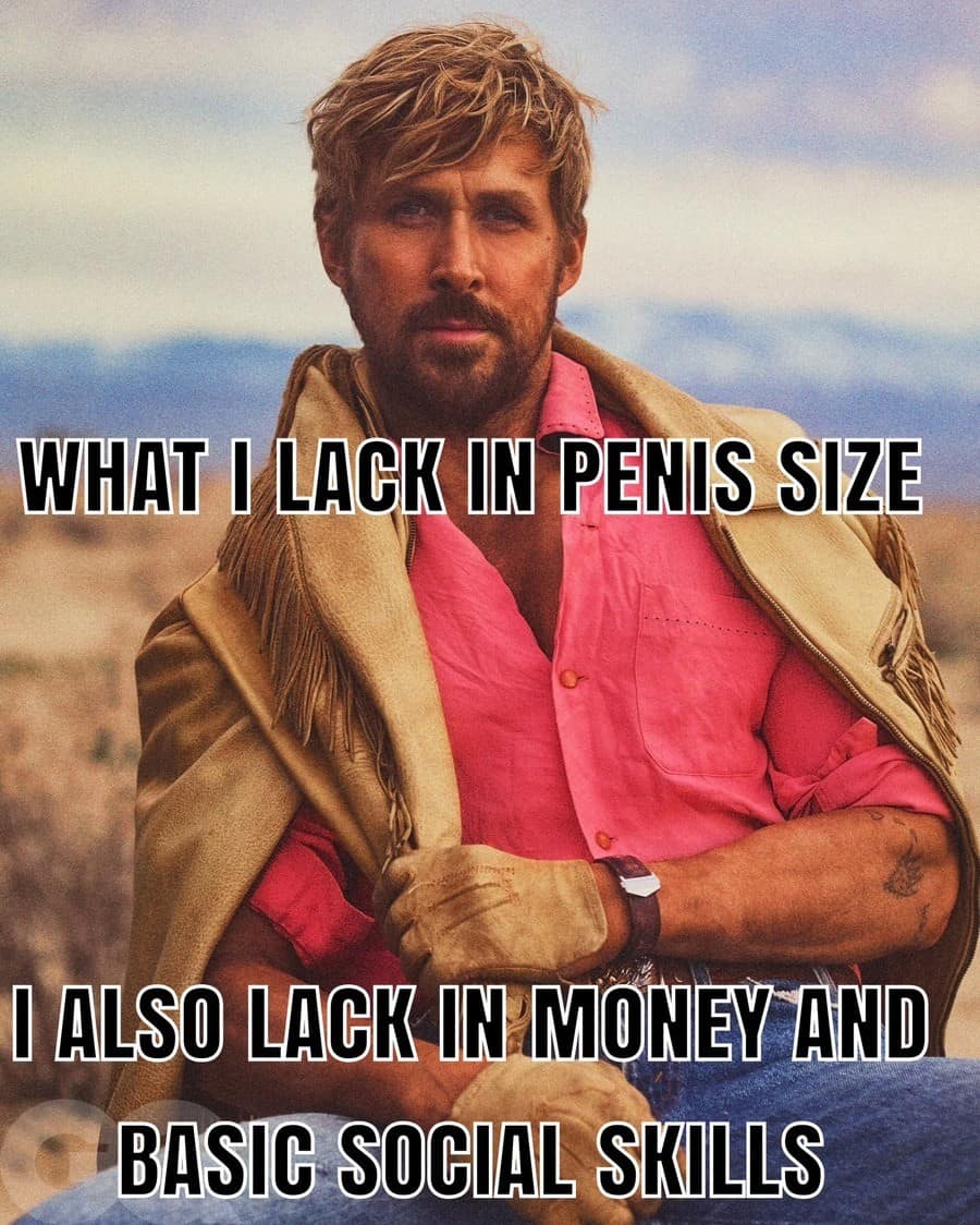 WHAT I LACK IN PENIS SIZE I ALSO LACK IN MONEY AND BASIC SOCIAL SKILLS