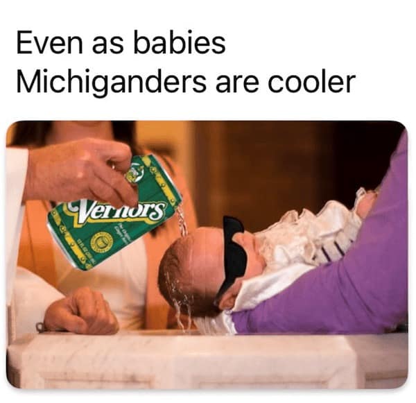Even as babies Michiganders are cooler