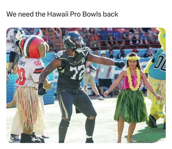 We need the Hawaii Pro Bowls back