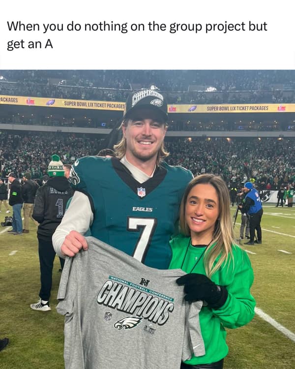 When you do nothing on the group project but get an A