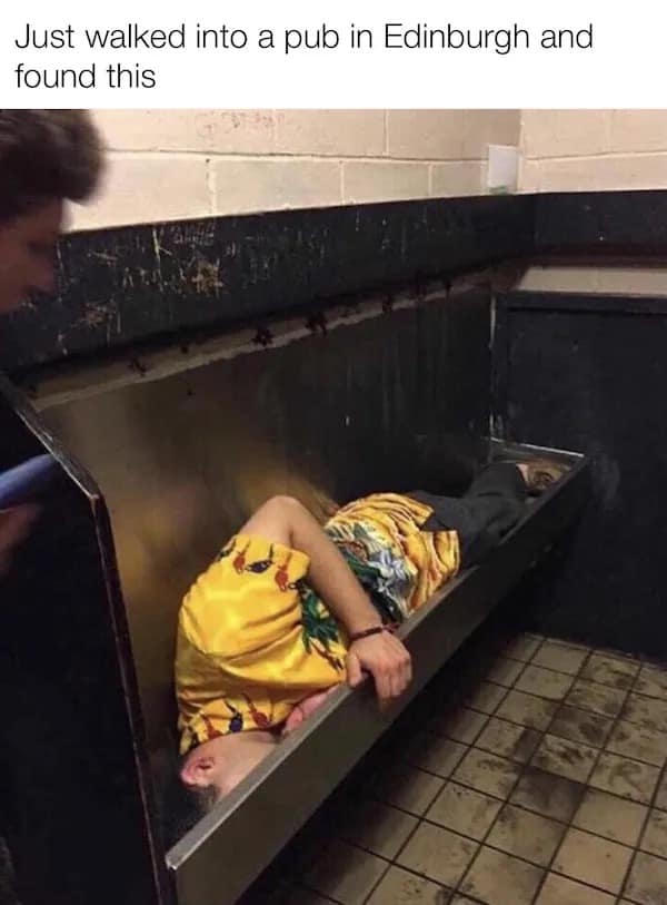 Just walked into a pub in Edinburgh and found this