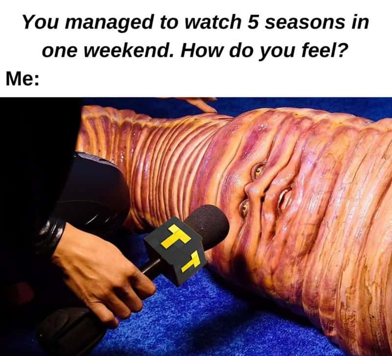 TV memes, funny TV memes, television memes, show memes, binge memes, streaming memes, Netflix memes, Hulu memes, Disney+ memes series memes, fandom memes, episode memes, show addiction memes, spoiler memes, finale memes, cliffhanger memes, plot twist memes