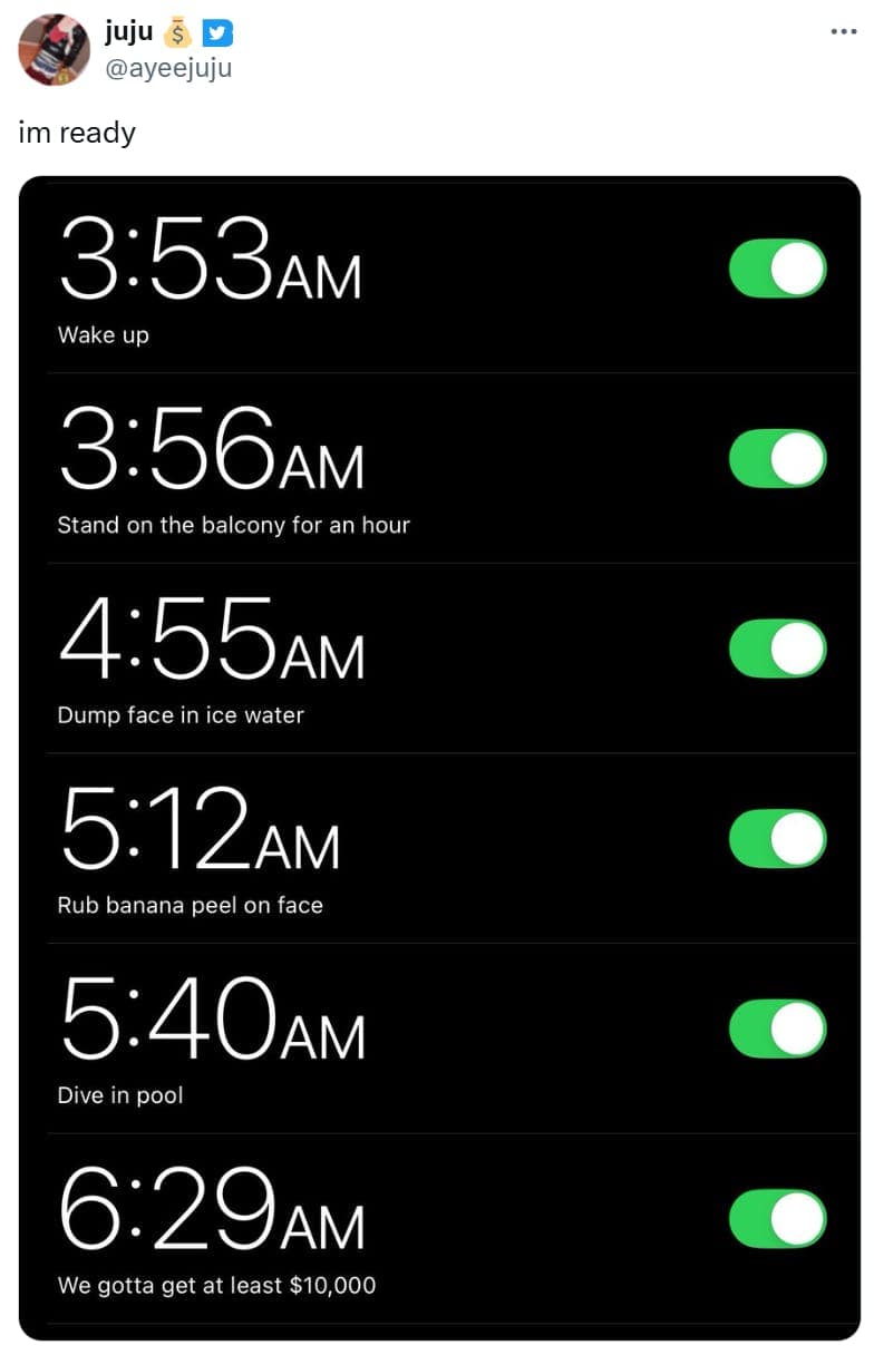 ashton hall memes, saratoga water memes, morning routine memes, influencer jokes, productivity memes, morning routine satire, funny morning rituals, ridiculous morning habits, influencer parody, Instagram humor, social media satire, hustle culture memes, burnout jokes, productivity humor