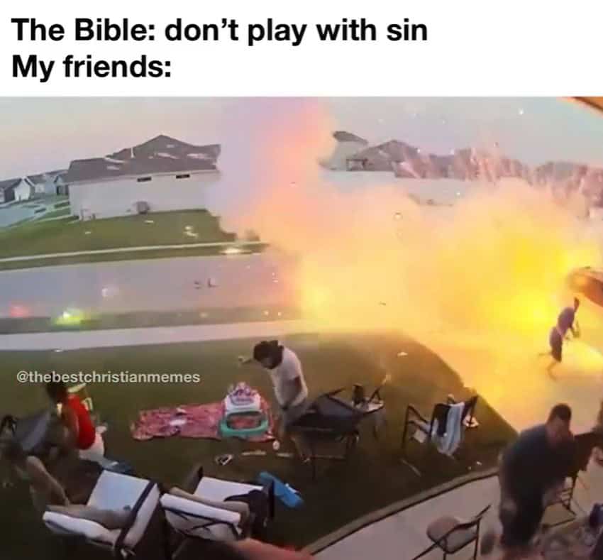 The Bible: don't play with sin My friends: