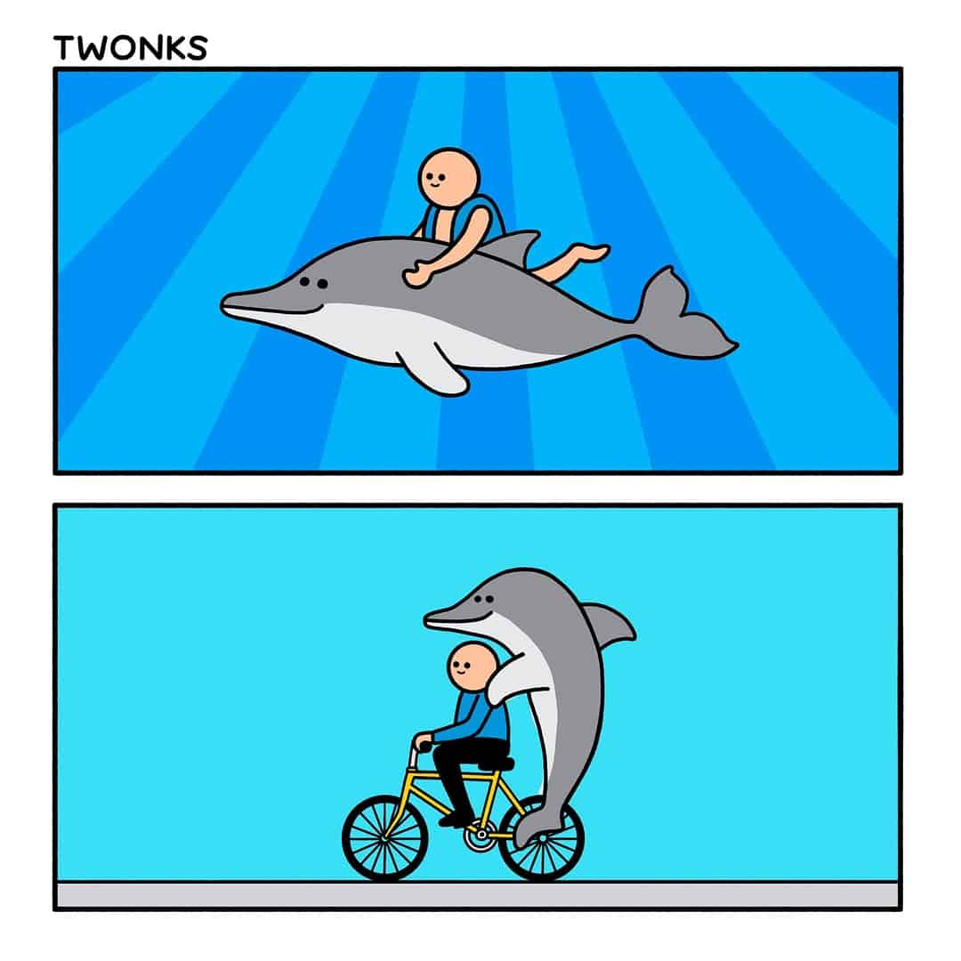 dark humor comics, Twonks, twisted humor, cynical comics, bleak comedy, black comedy comics, dark satire comics, existential humor, morbidly funny comics, sharp satire cartoons, ironic comic strips