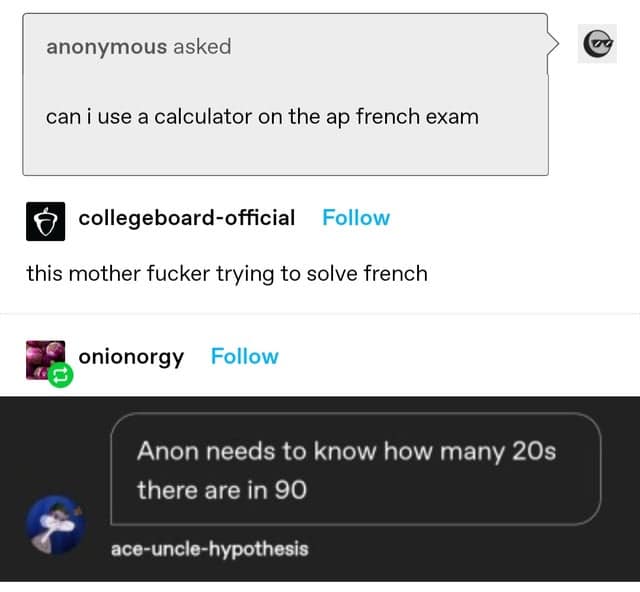 can i use a calculator on the ap french exam