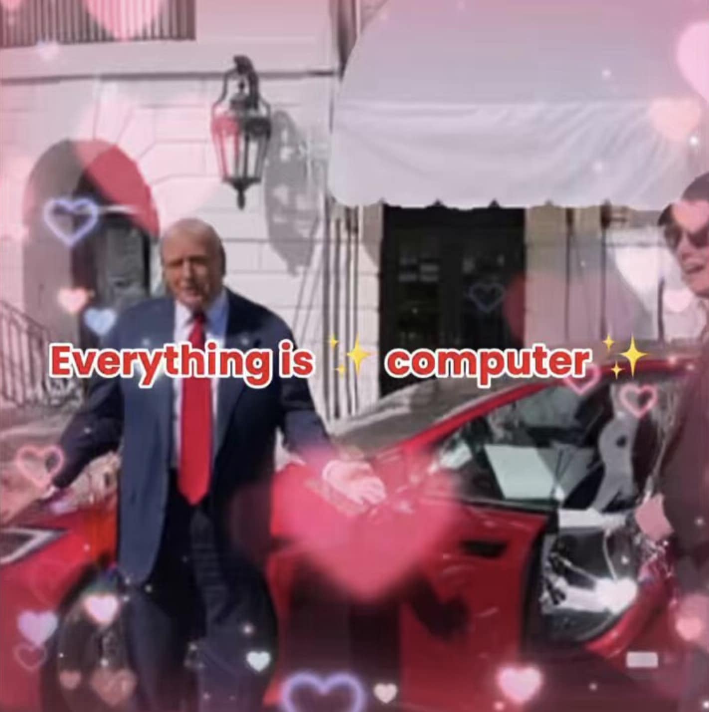 everything is computer memes, trump memes, trump tesla memes, Trump Tesla statement, Trump on Tesla, Trump Model S Plaid speech, viral Trump memes, Trump internet jokes, Trump catchphrase memes, Trump funny moments), tech satire memes, technology humor, AI jokes, modern tech absurdity