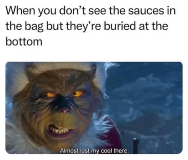 fast food memes, junk food memes, burger memes, drive-thru humor, funny fast food jokes, greasy meal memes, cheap meal humor, cheap meal jokes, thrifty bite humor, low-cost snack laughs