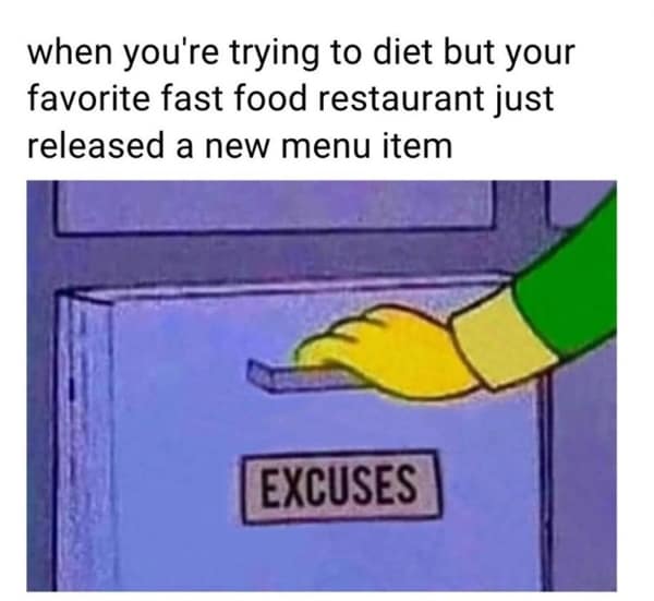 fast food memes, junk food memes, burger memes, drive-thru humor, funny fast food jokes, greasy meal memes, cheap meal humor, cheap meal jokes, thrifty bite humor, low-cost snack laughs