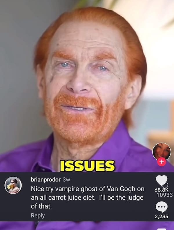 Nice try vampire ghost of Van Gogh on an all carrot juice diet. I'll be the judge of that.