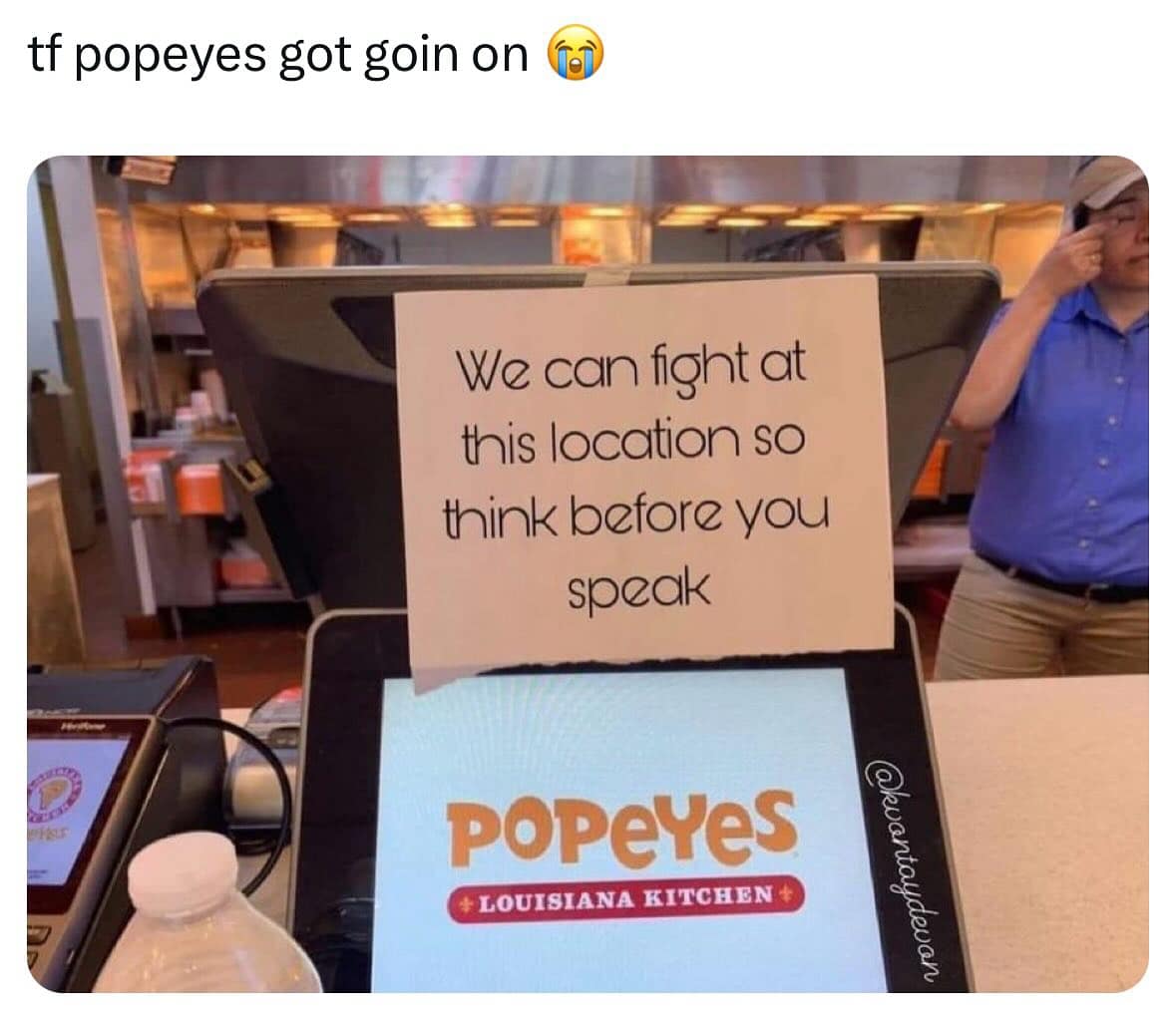 We can fight at this location so think before you speak