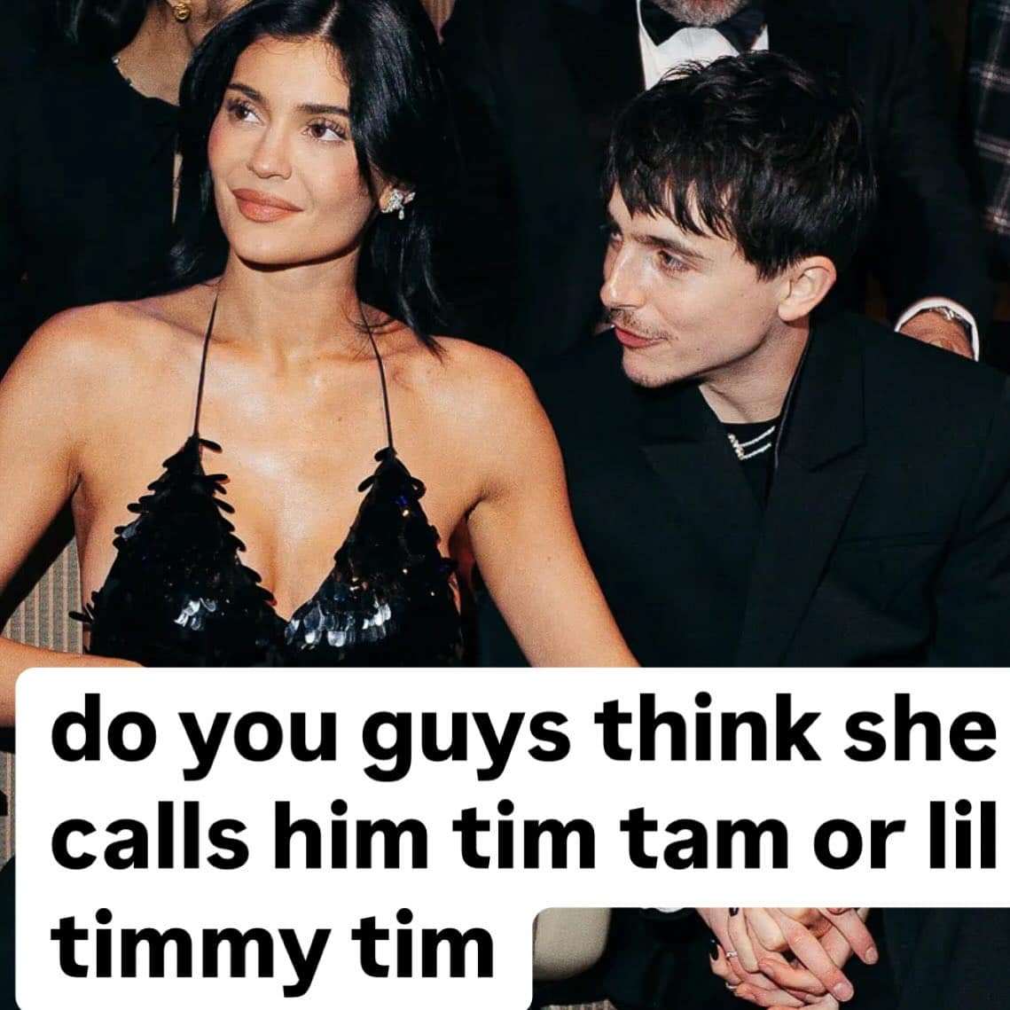 do you guys think she calls him tim tam or lil timmy tim