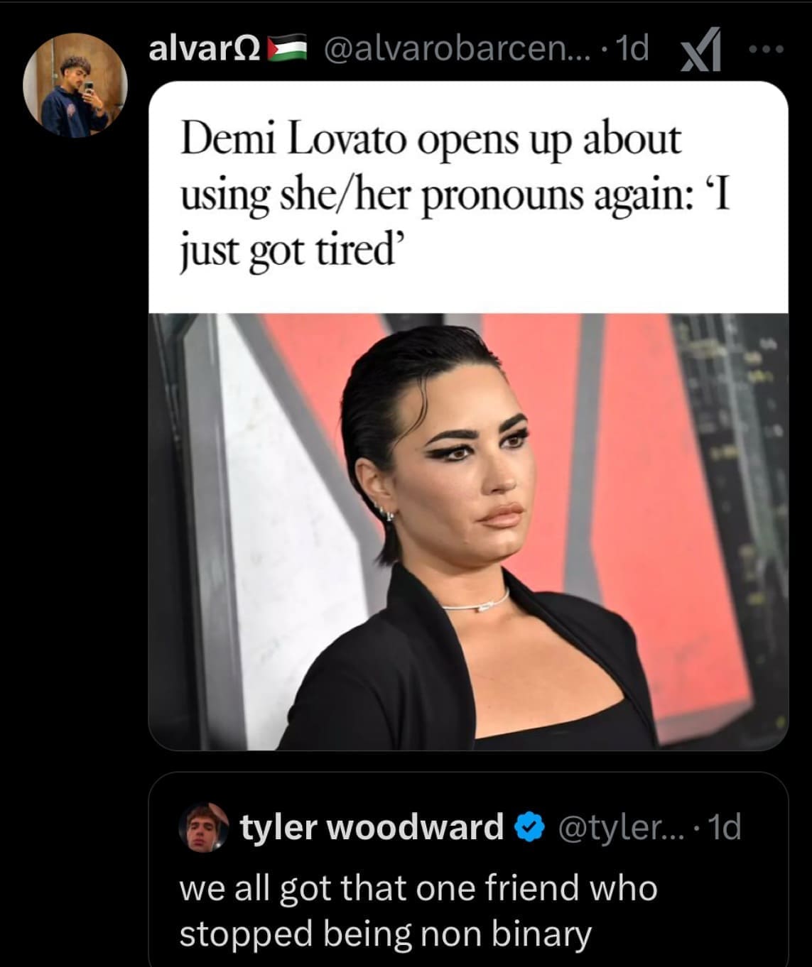 Demi Lovato opens up about using she/her pronouns again: 'I just got tired*