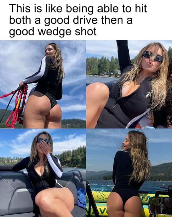 This is like being able to hit both a good drive then a good wedge shot