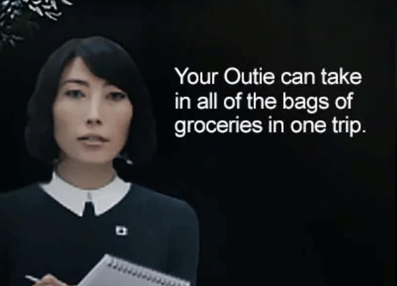 innie vs outie memes, severance memes, work-life balance memes, Severance memes, office identity memes, workplace memes, professional persona memes, work humor, corporate humor memes, dual identity memes, work personality memes