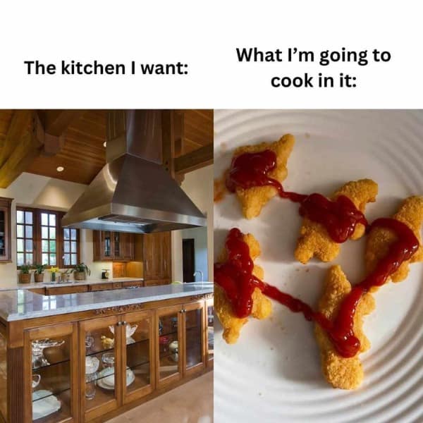 The kitchen I want: What I'm going to cook in it: