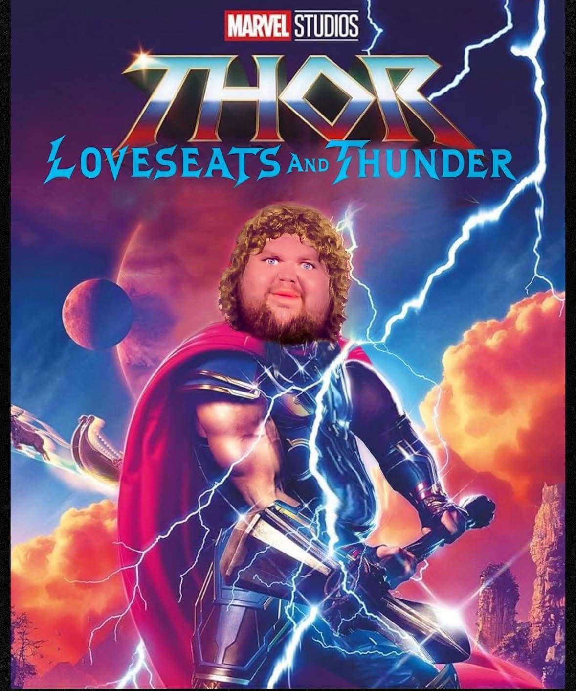 MARVEL STUDIOS LOVESEATS AND / HUNDER