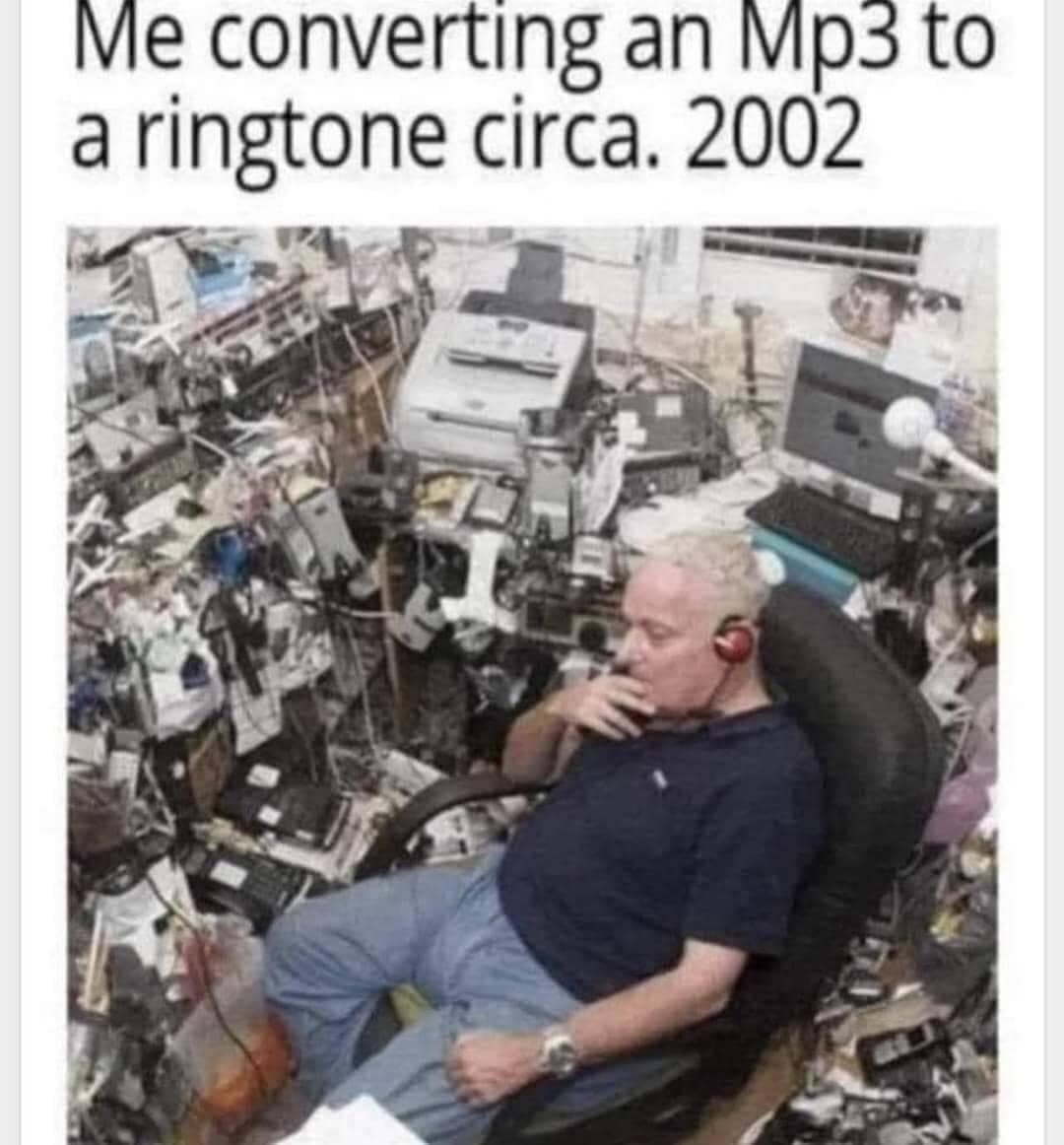 Me converting an Mp3 to a ringtone circa. 2002