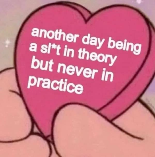 another day being a sit in theory but never in practice