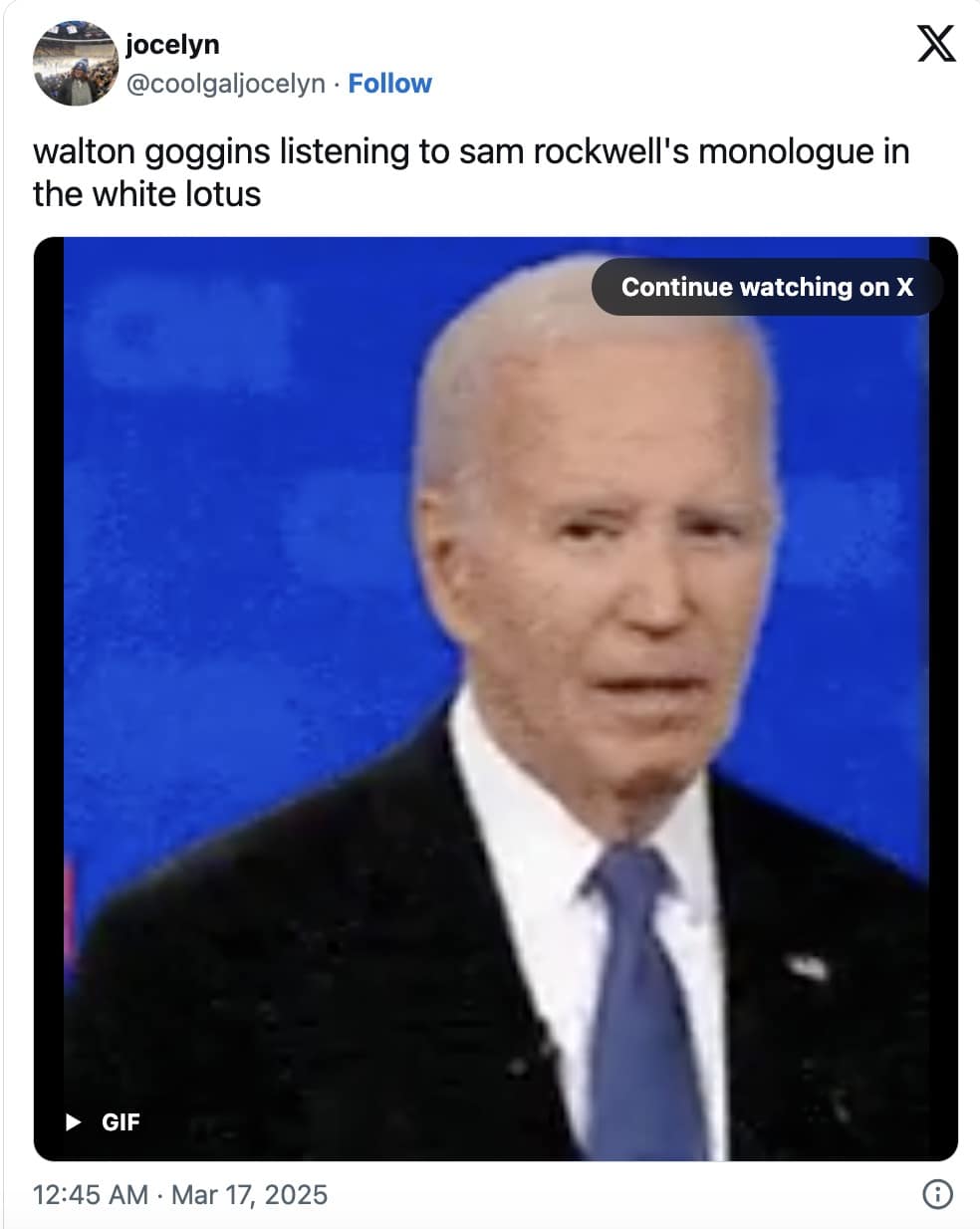 walton goggins meme, walton goggins memes, White Lotus meme, reaction memes, oversharing memes, awkward moment memes, social anxiety memes, relatable reaction memes, uncomfortable reaction memes, stunned expression memes, forced politeness memes