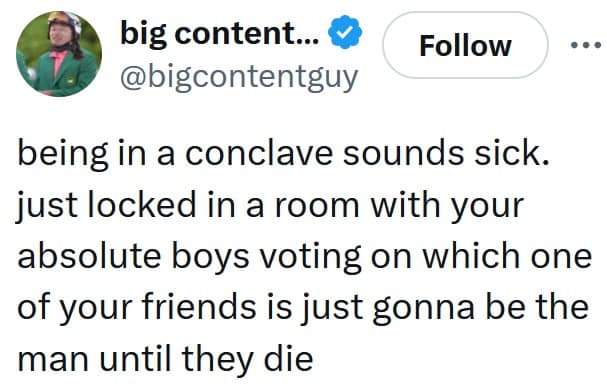 papal conclave memes, conclave memes, pope memes, Vatican memes, cardinal memes, papal humor, pope jokes, holy memes, Catholic comedy, religious satire, Vatican City jokes, bishop humor, clerical jokes, religious leaders memes