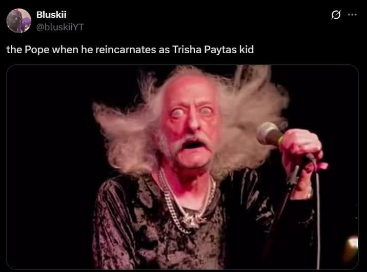 trisha paytas memes, trisha paytas pope memes, Trisha Paytas memes , Trisha Paytas viral moments, Trisha Paytas funny tweets, Pope Francis memes, Pope Francis death memes, Vatican memes, Celebrity pregnancy memes, Funny pregnancy announcements, viral baby memes