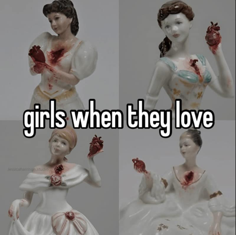 girls when they love