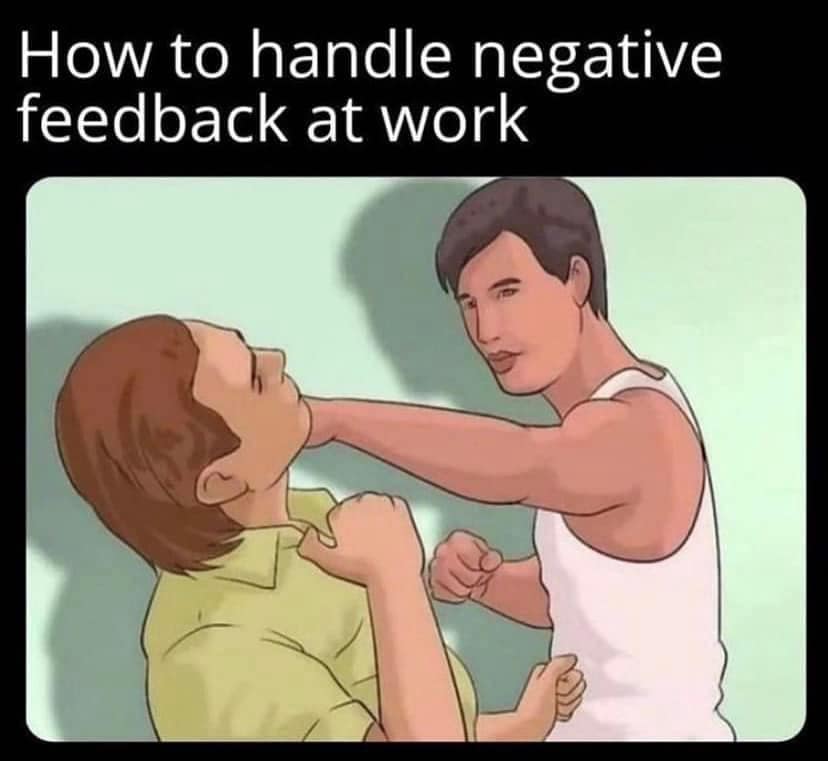 How to handle negative feedback at work