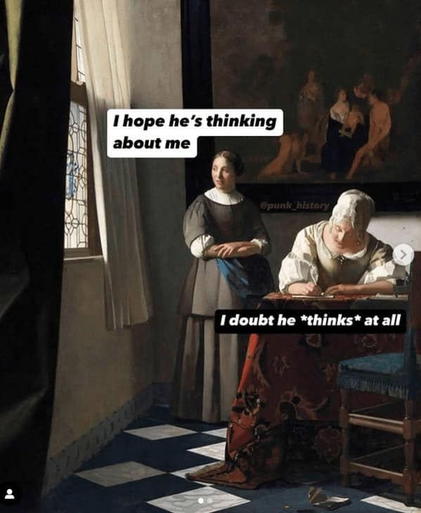 classical art memes, renaissance memes, art humor, museum memes, culture memes, funny paintings, classic artwork memes, relatable memes, existential humor, adult humor, sarcastic memes