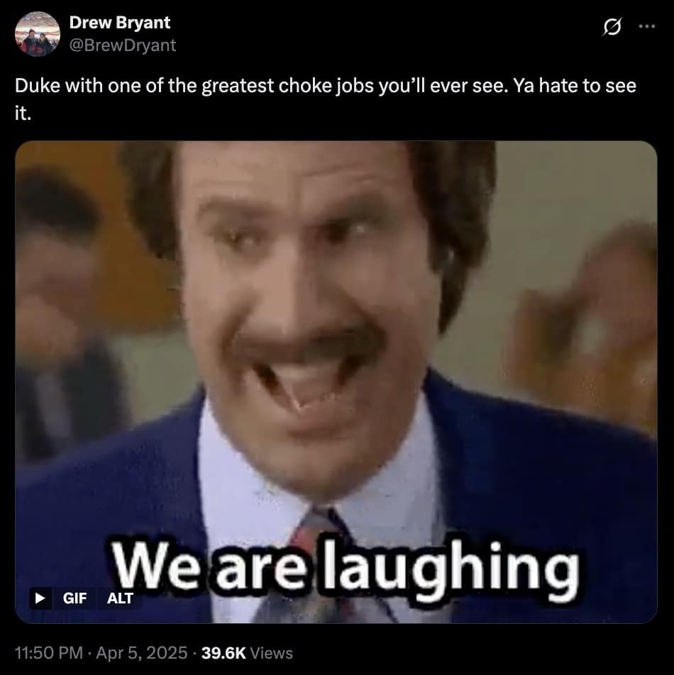 duke basketball memes, 2025 march madness memes, duke memes, white lotus memes, basketball memes, NCAA memes, sports humor, hoops humor, basketball jokes, NBA memes, college sports humor, tournament jokes, college basketball memes, athletic comedy, sports fails, funny sports memes, choke job