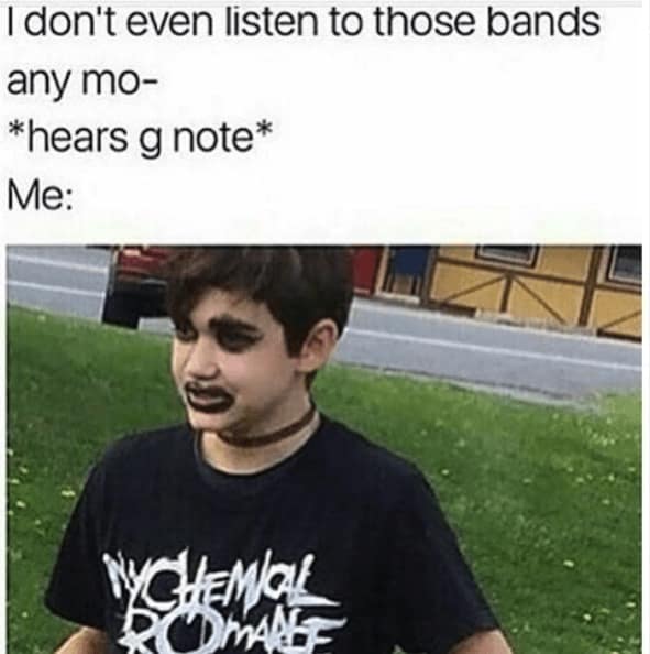 emo memes, goth memes, scene memes, emo jokes, emo nostalgia, emo fashion, emo music, emotional memes, sad memes, teenage memes, nostalgic memes, Myspace era