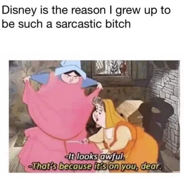 funny disney memes, disney memes, disney humor, disney comedic posts, disney sarcasm, disney jokes, comedic disney references, sassy disney moments, comedic disney memes, witty disney jokes, snarky fairy tale memes, nostalgia memes, childhood throwback memes, animated film humor