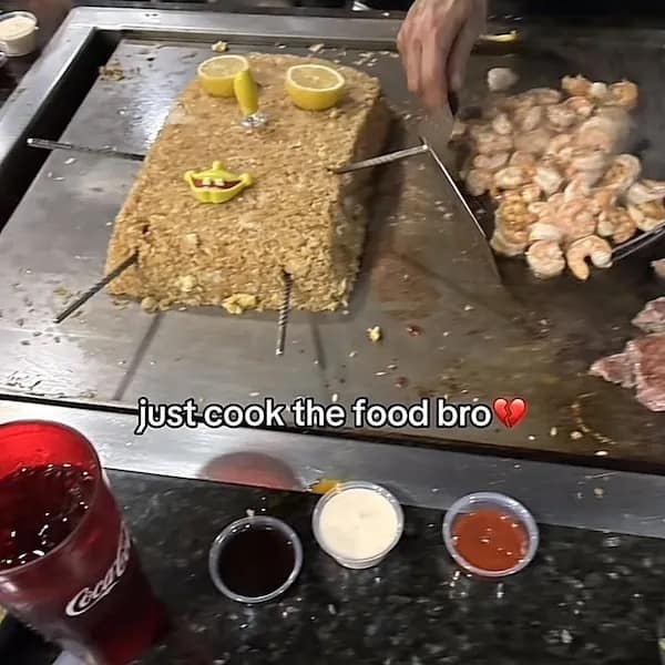 just cook the food bro