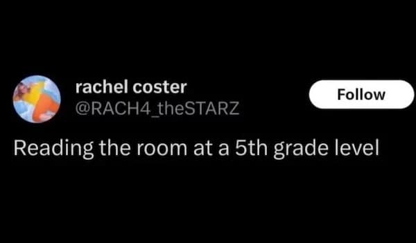 Reading the room at a 5th grade level