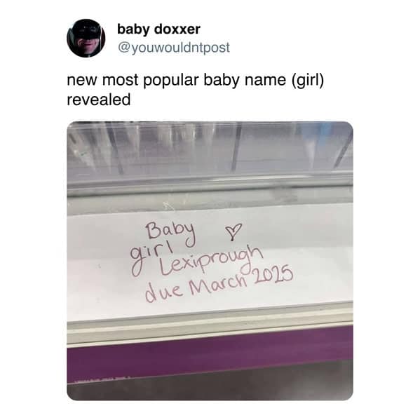 new most popular baby name (girl) revealed