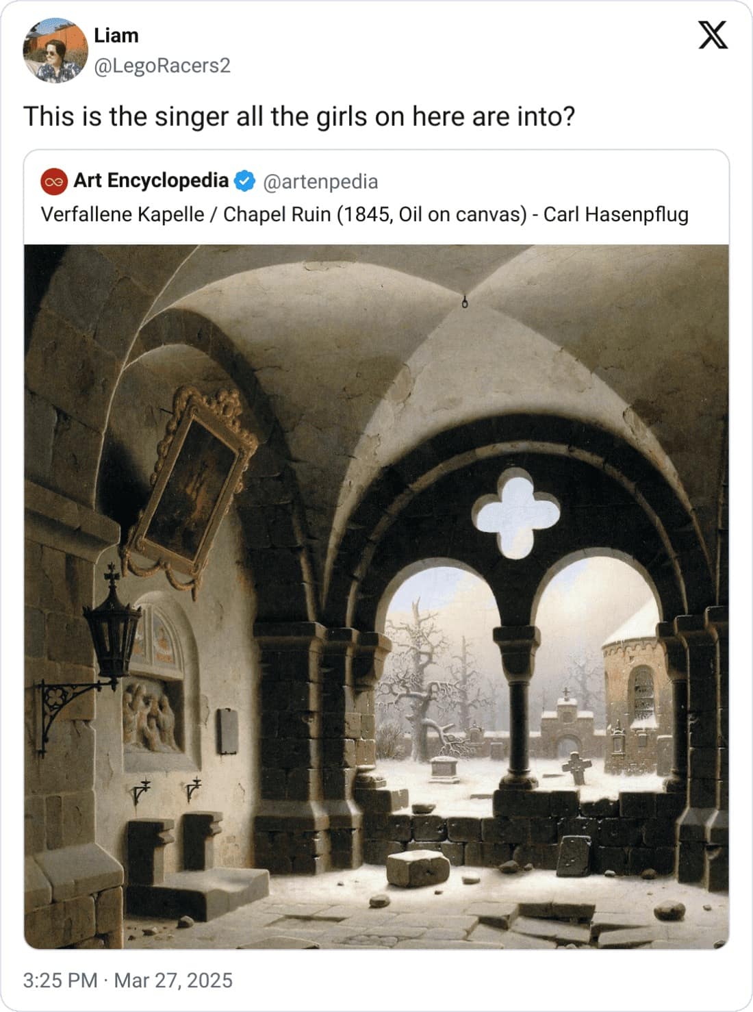 This is the singer all the girls on here are into?