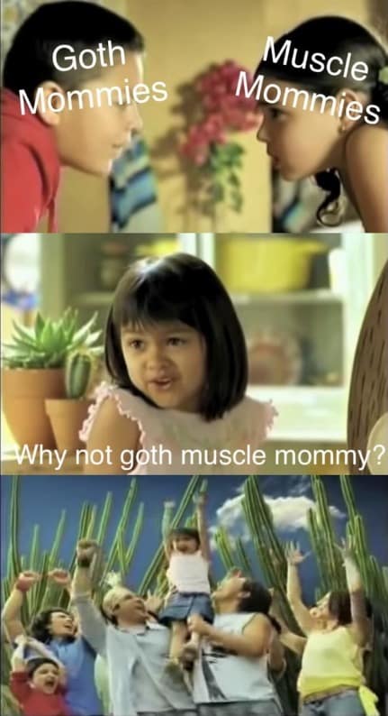 Goth Mommies Muscle Mommies -Why not goth muscle mommy?