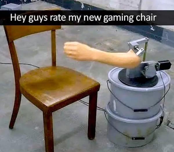 Hey guys rate my new gaming chair