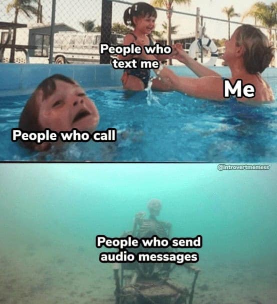People who text me™ People who call People who send audio messages