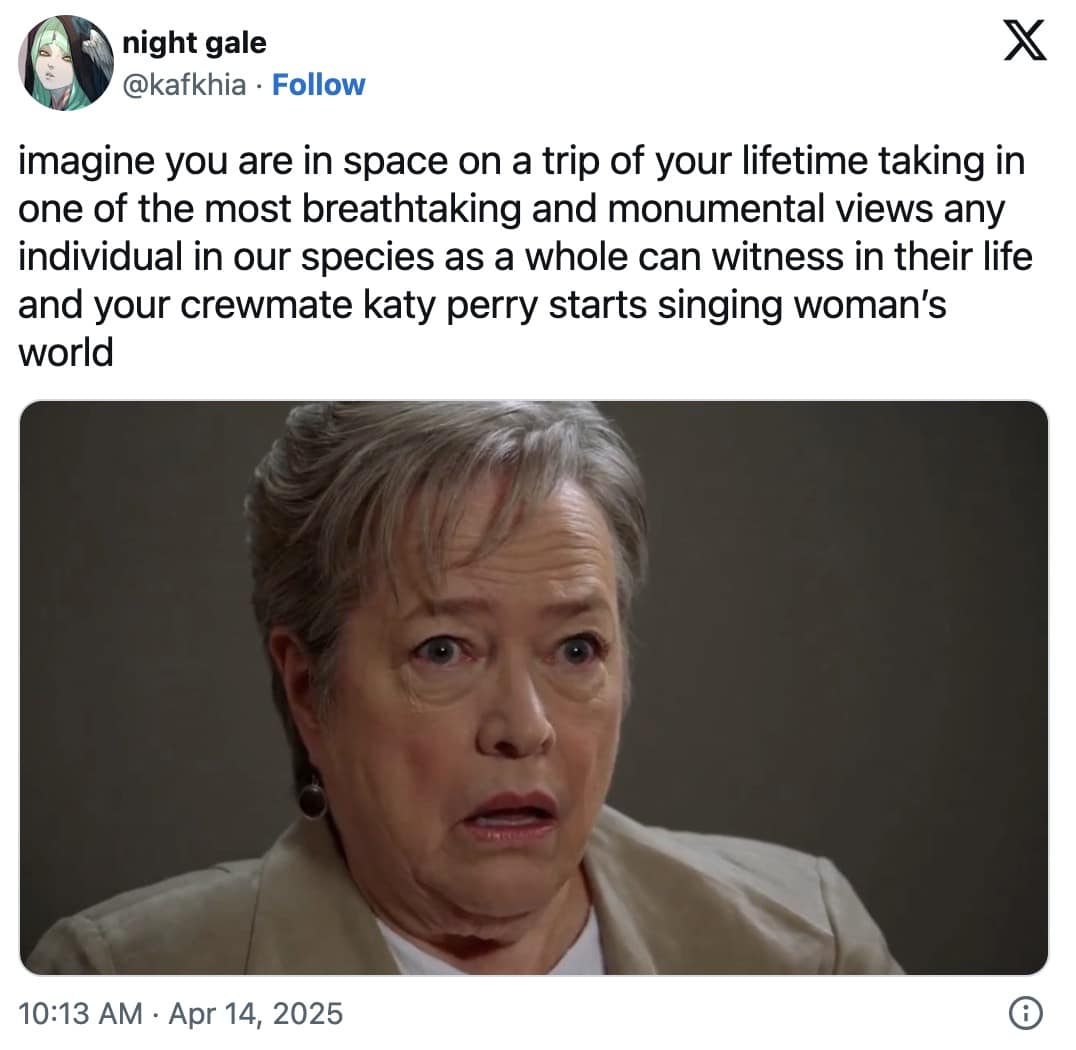 katy perry space memes, blue origin memes, celebrity memes, space travel memes, Jeff Bezos memes, famous people humor, star memes, celebrity jokes, astronaut jokes, rocket humor, space adventure memes, billionaire humor, Amazon founder memes, rich people satire, katy perry in space, katy perry space travel, gayle in space